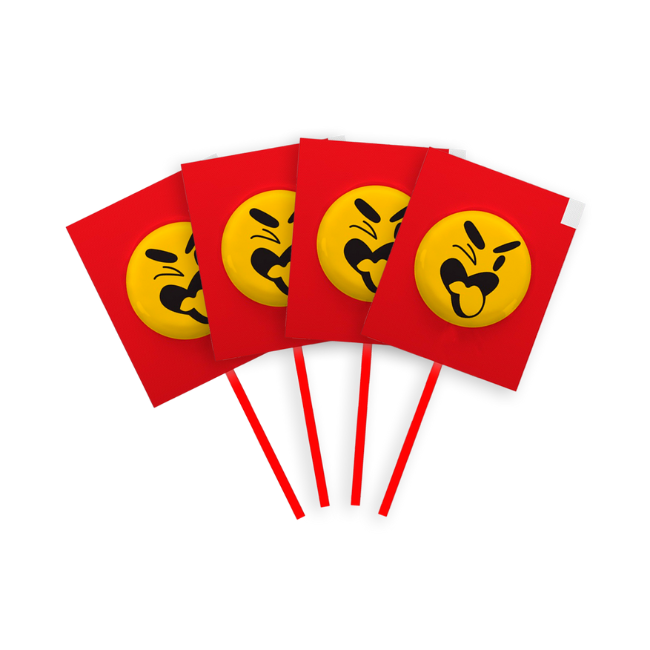 Pirulito Zero Açúcar - Sabor Spicy - Pack 4 Pouches (16 Unidades)
